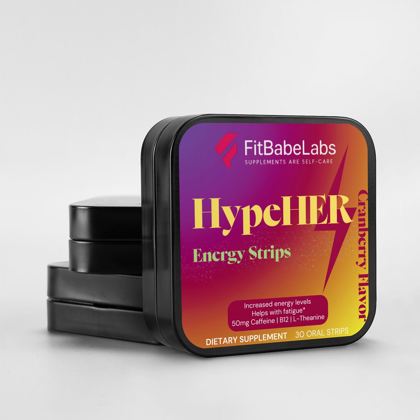 HypeHER Energy Strips (Cranberry Flavor)