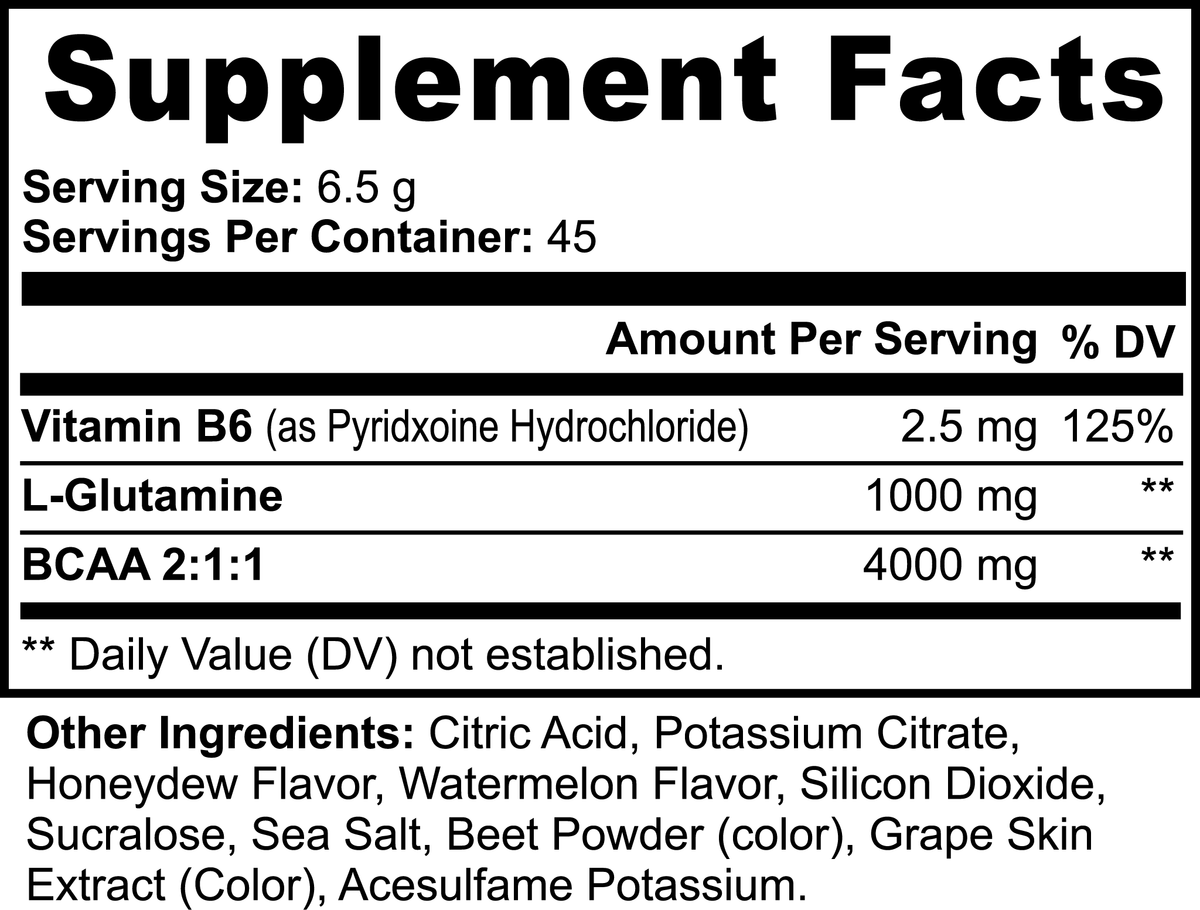 BCAA Post Workout Powder (Honeydew/Watermelon) – FitBabeLabs
